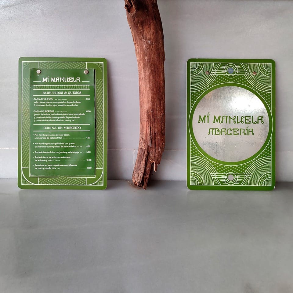 Cartas para bares Chipiona