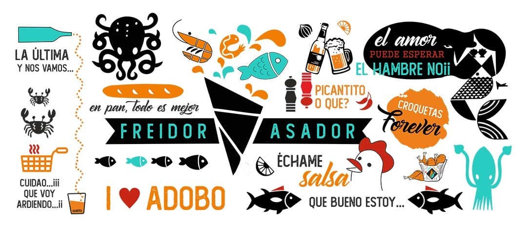 me tienes frita mural