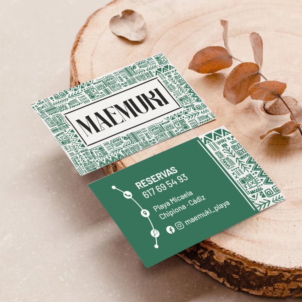 cromatica playa chipiona diseño tarjetasdevisita